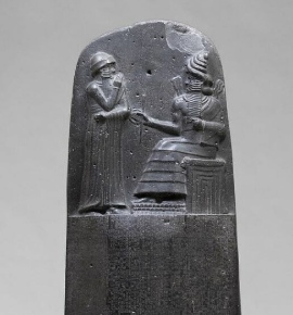 Law Code of Hammurabi - Basalt Stele - Louvre Museum, Paris, France