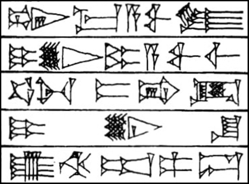 Law § 196 - Cuneiform - Law Code of Hammurabi