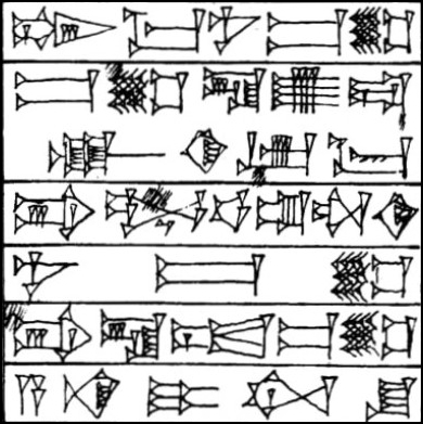 Law § 65 - Cuneiform - Law Code of Hammurabi